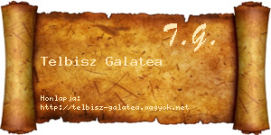 Telbisz Galatea névjegykártya